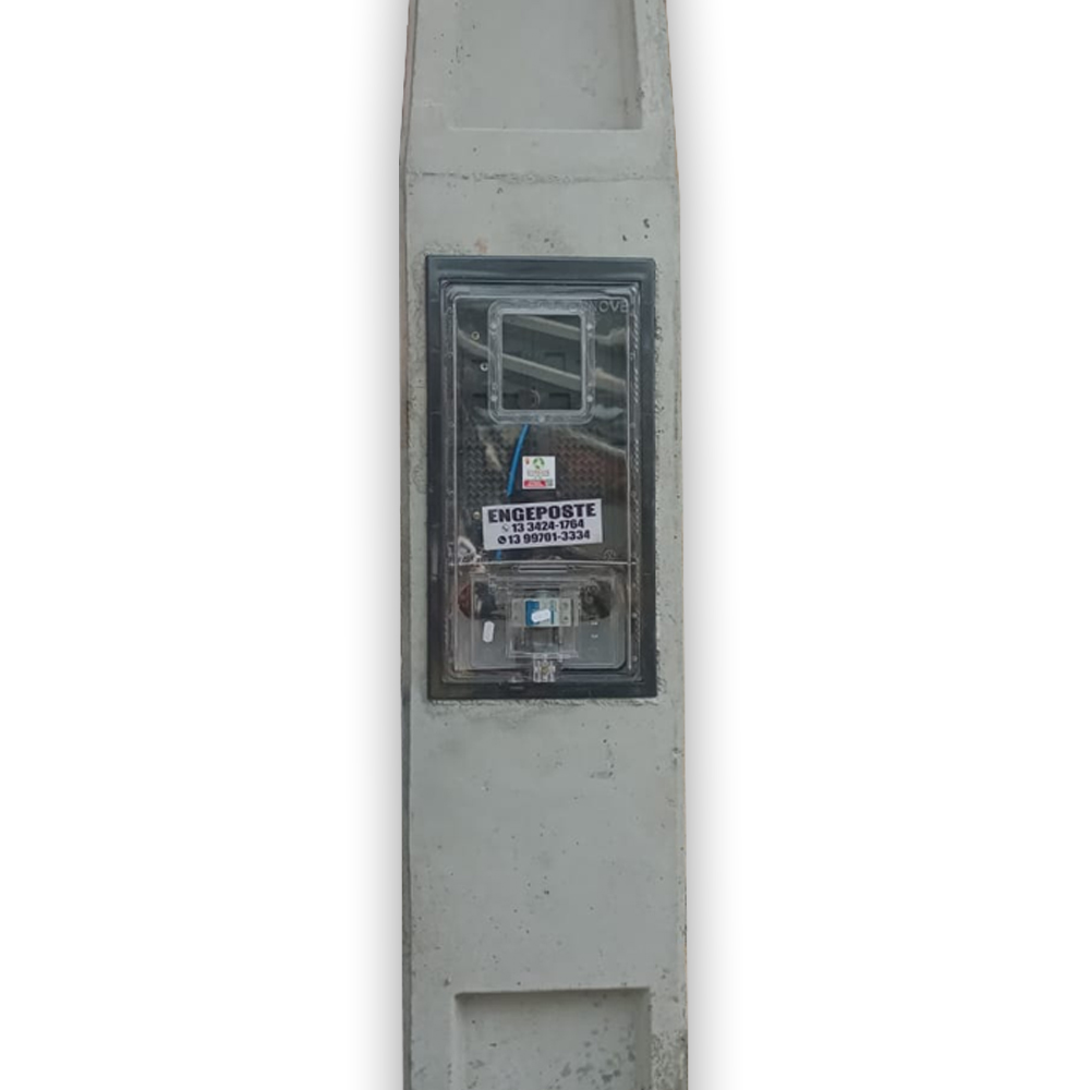 Poste Padrão Neo-Energia com um medidor